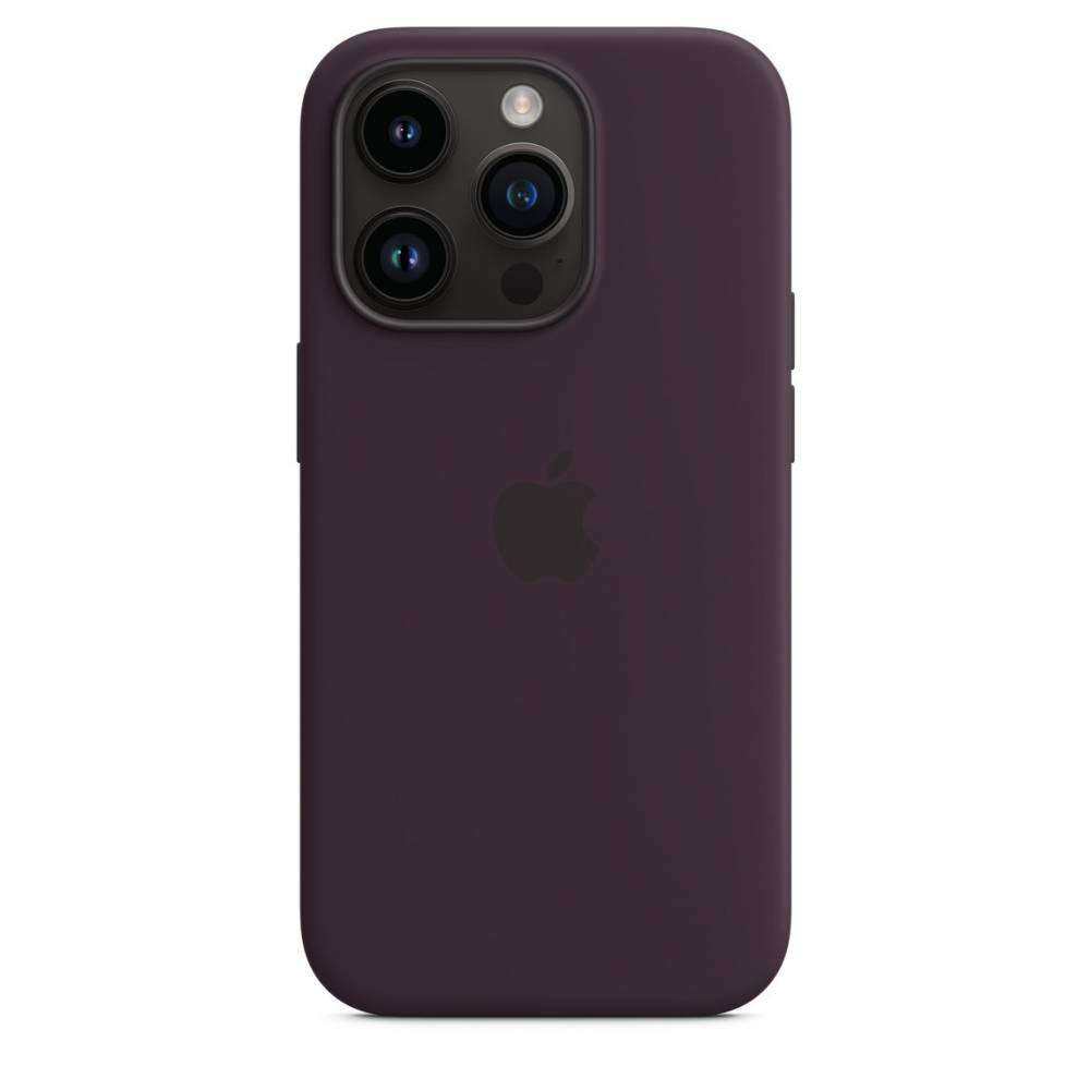 Купить силиконовый чехол для iPhone 14 Pro Elderberry в Москве цена