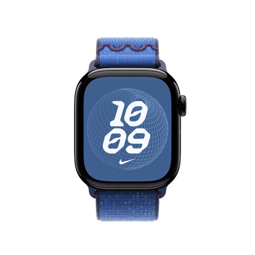 Спортивный браслет для Apple Watch 42mm Nike Sport Loop - Синий (Blue Ribbon)