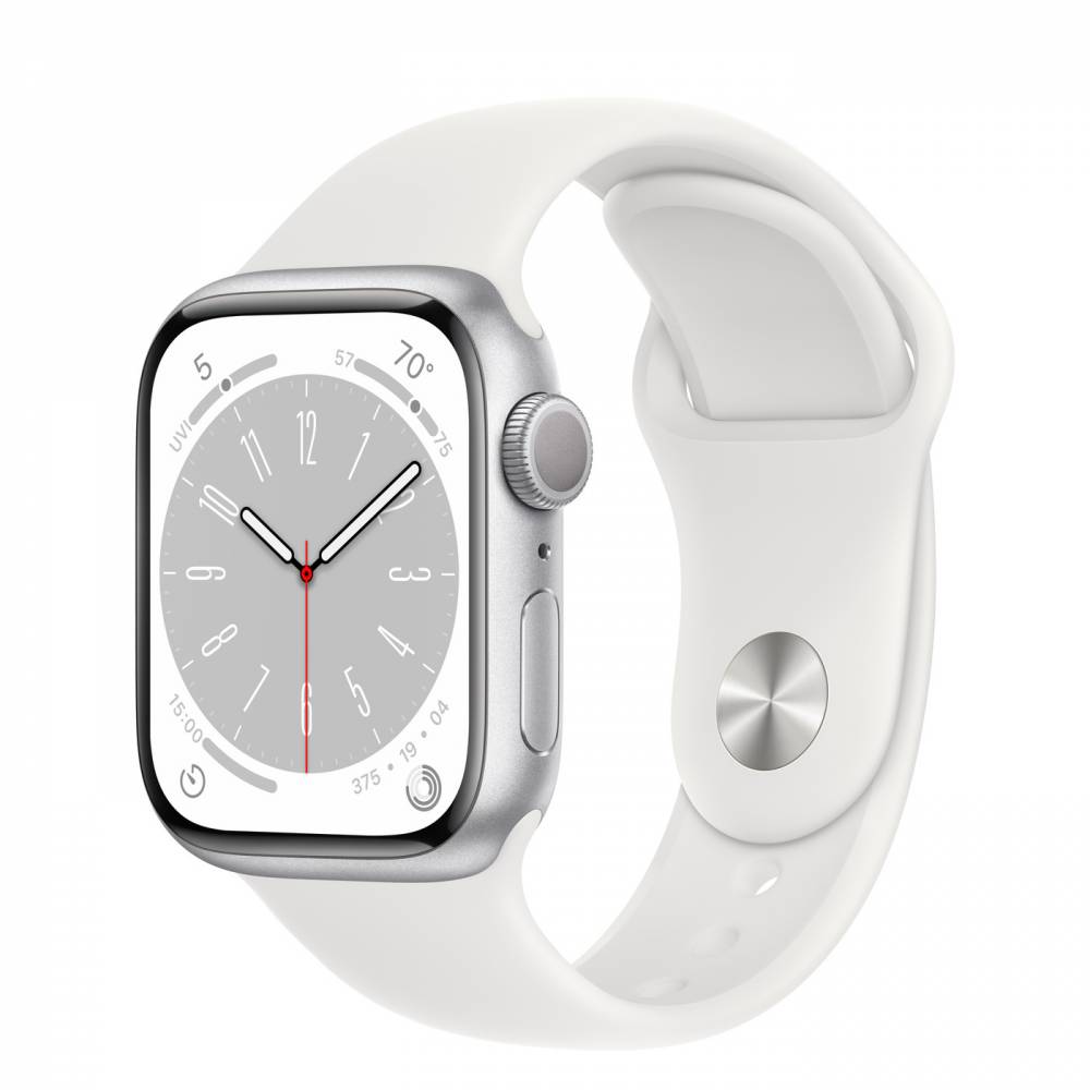 Aluminum silver discount apple watch