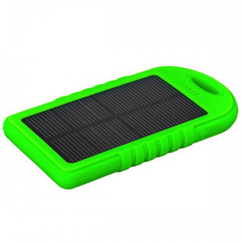 Универсальный внешний аккумулятор Solar ES500 Power Bank 5000 mAh, зеленый