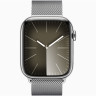 Apple Watch Series 9 45mm, Silver Stainless Steel, Milanese Loop