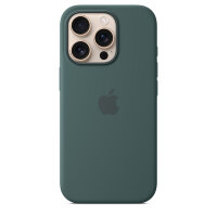 Силиконовый чехол для iPhone 16 Pro с MagSafe - Lake Green (Зеленый)
