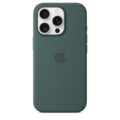 Силиконовый чехол для iPhone 16 Pro с MagSafe - Lake Green (Зеленый)