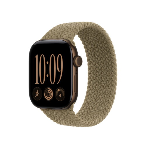 Монобраслет для Apple Watch 42mm Braided Solo Loop - Оливковый (Olive)