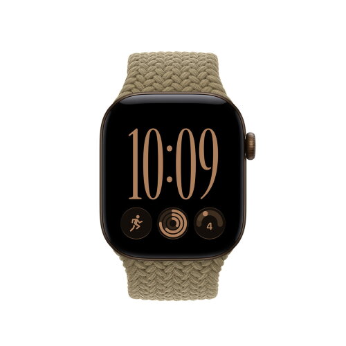 Монобраслет для Apple Watch 42mm Braided Solo Loop - Оливковый (Olive)