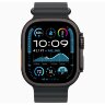 Apple Watch Ultra 2 49mm Black Titanium Case with Black Ocean Band