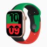 Apple Watch Series 10 42mm, Rose Gold Aluminum Case with Sport Band - Black Unity