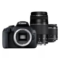 Canon EOS 2000D + EF-S 18-55mm IS II Lens + EF 75-300mm III Lens Kit
