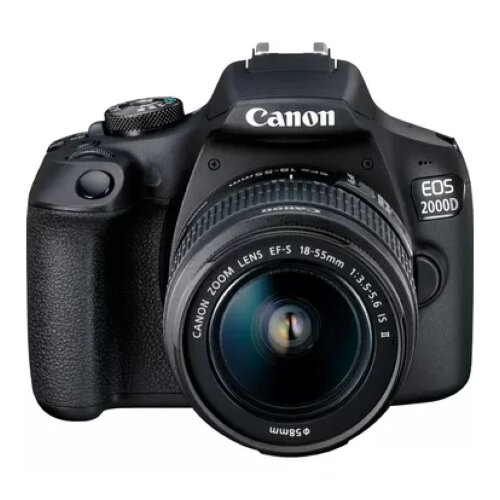 Canon EOS 2000D + EF-S 18-55mm IS II Lens + EF 75-300mm III Lens Kit