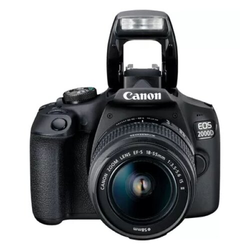 Canon EOS 2000D + EF-S 18-55mm IS II Lens + EF 75-300mm III Lens Kit