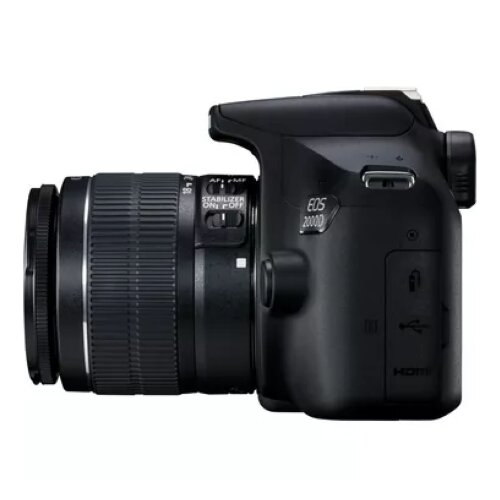 Canon EOS 2000D + EF-S 18-55mm IS II Lens + EF 75-300mm III Lens Kit