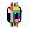 Apple Watch Series 11 46mm, Gold Titanium Case with Sport Band - Pride Edition