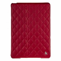 Кожаный чехол для iPad Air Jisoncase Quilted красный