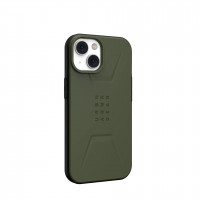 Защитный чехол с поддержкой MagSafe Uag Civilian для iPhone 14 - Оливковый (Olive)