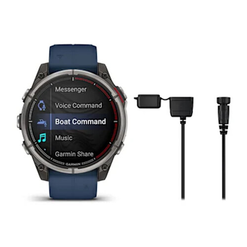 Умные часы Garmin Quatix 8 51mm, AMOLED, Marine GPS Smartwatch and Voice Control Bundle
