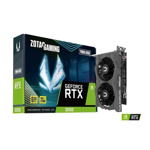 Игровая видеокарта NVIDIA ZOTAC GAMING GeForce RTX 3050 6GB GDDR6 Twin Edge
