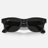 Ray-Ban Meta Wayfarer (Матовая черная оправа, линзы прозрачно-зеленые, с затемнением ) L