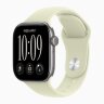 Apple Watch Series 12 42mm, Space Gray Aluminum Case with Sport Band - Pale Succulent
