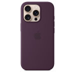 Силиконовый чехол для iPhone 16 Pro с MagSafe - Plum (Бордовый)