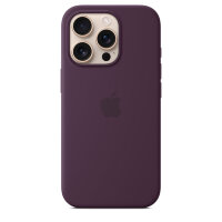Силиконовый чехол для iPhone 16 Pro с MagSafe - Plum (Бордовый)
