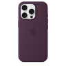Силиконовый чехол для iPhone 16 Pro с MagSafe - Plum (Бордовый)