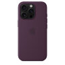 Силиконовый чехол для iPhone 16 Pro с MagSafe - Plum (Бордовый)