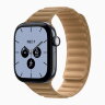 Apple Watch Series 12 46mm, Night Blue Ceramic Case with Magnetic Link - Camel