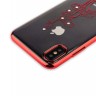 Пластиковая чехол-накладка Comma для iPhone X - красный