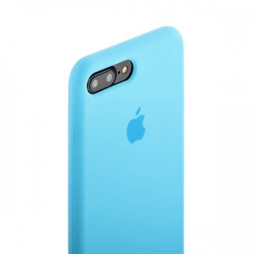 Чехол-накладка Silicone для iPhone 8 Plus и 7 Plus - Голубой