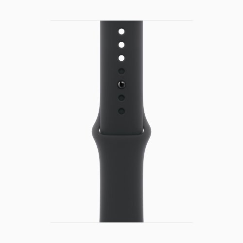 Apple Watch Series 11 46mm, Natural Titanium Case with Sport Band - Black