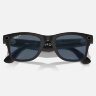 Ray-Ban Meta Wayfarer (Матовая черная оправа, линзы пыльно-голубые, Polarized) L