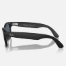 Ray-Ban Meta Wayfarer (Матовая черная оправа, линзы пыльно-голубые, Polarized) L