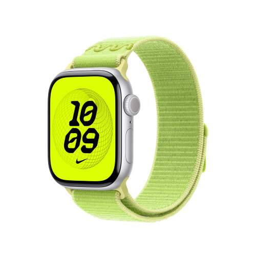 Спортивный браслет для Apple Watch 42mm Nike Sport Loop - Желтый (Volt Splash)