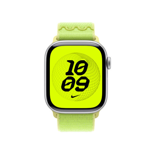 Спортивный браслет для Apple Watch 42mm Nike Sport Loop - Желтый (Volt Splash)
