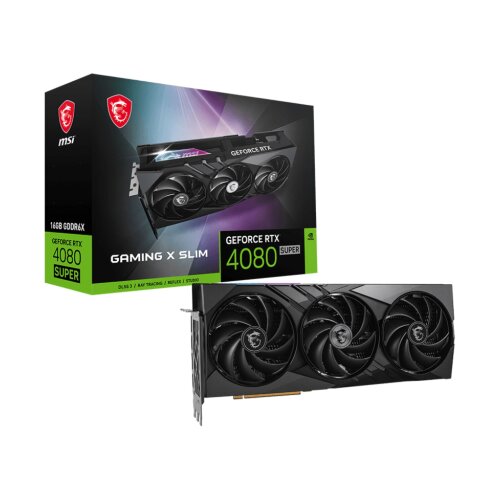 Игровая видеокарта NVIDIA MSI RTX 4080 SUPER GAMING X SLIM 16G