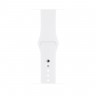 Apple Watch Series 1 38 mm, Корпус из серебристого алюминия, белый спортивный ремешок