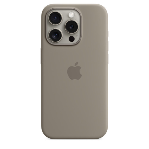 Силиконовый чехол для iPhone 15 с MagSafe - Глина (Clay)