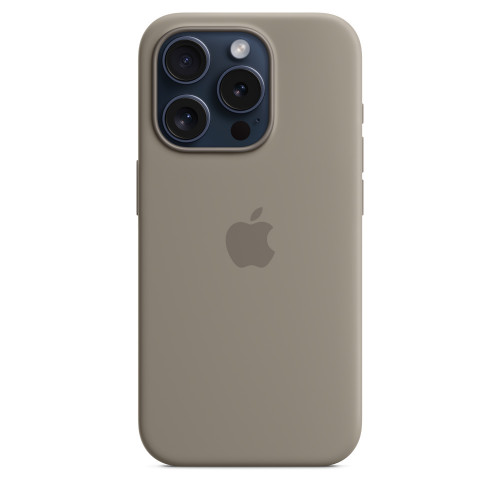 Силиконовый чехол для iPhone 15 с MagSafe - Глина (Clay)