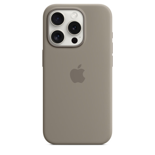 Силиконовый чехол для iPhone 15 с MagSafe - Глина (Clay)