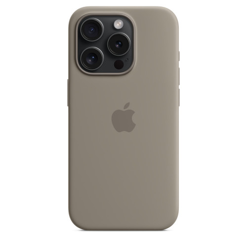 Силиконовый чехол для iPhone 15 с MagSafe - Глина (Clay)