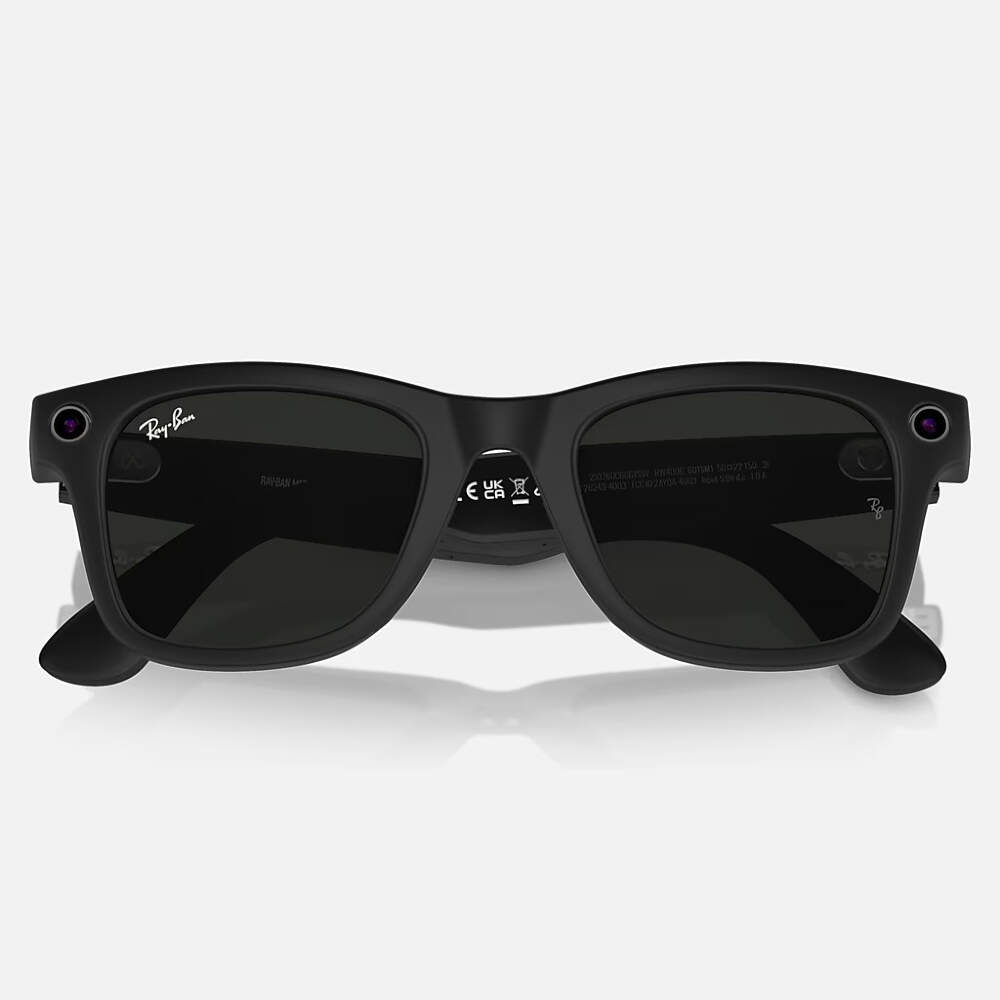Men's matte black ray bans shop