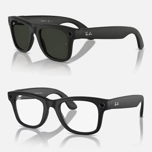 Ray-Ban Meta Wayfarer Transitions (линзы прозрачные - зеленый фотохром M)