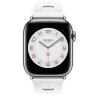 Apple Watch Hermes Series 9 41mm, спортивный ремешок Kilim белого цвета