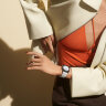 Apple Watch Hermes Series 9 41mm, спортивный ремешок Kilim белого цвета