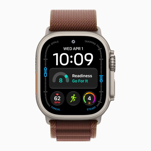 Браслет для Apple Watch Ultra 49mm Alpine Loop Finish Natural (M) - Burgundy (Коричневый)