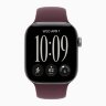 Apple Watch Series 12 46mm, Space Gray Aluminum Case with Sport Band - Burgundy