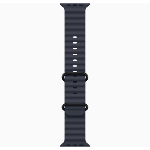 Apple Watch Ultra 2 49mm Black Titanium Case with Navy Ocean Band
