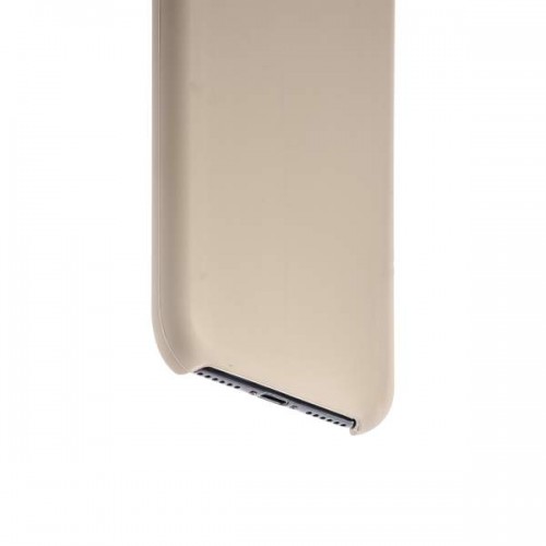 Чехол-накладка Silicone для iPhone 8 Plus и 7 Plus - Светло бежевый