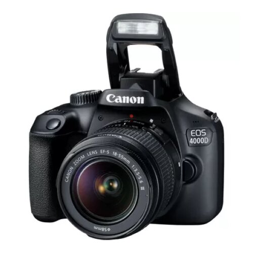 Canon EOS 4000D Camera + EF-S 18-55mm III Lens + EF-S 75-300mm III Lens Kit