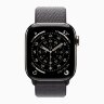 Apple Watch Series 11 42mm, Natural Titanium Case with Sport Loop - Dark Gray